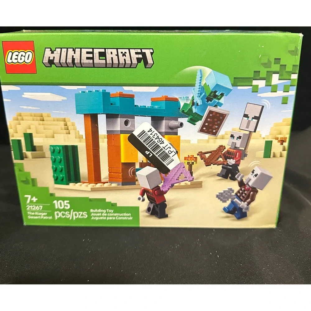 LEGO Minecraft The Illager Desert‎ Patrol 21267 Building Toy Set 105 Pieces NEW - Picture 2 of 2